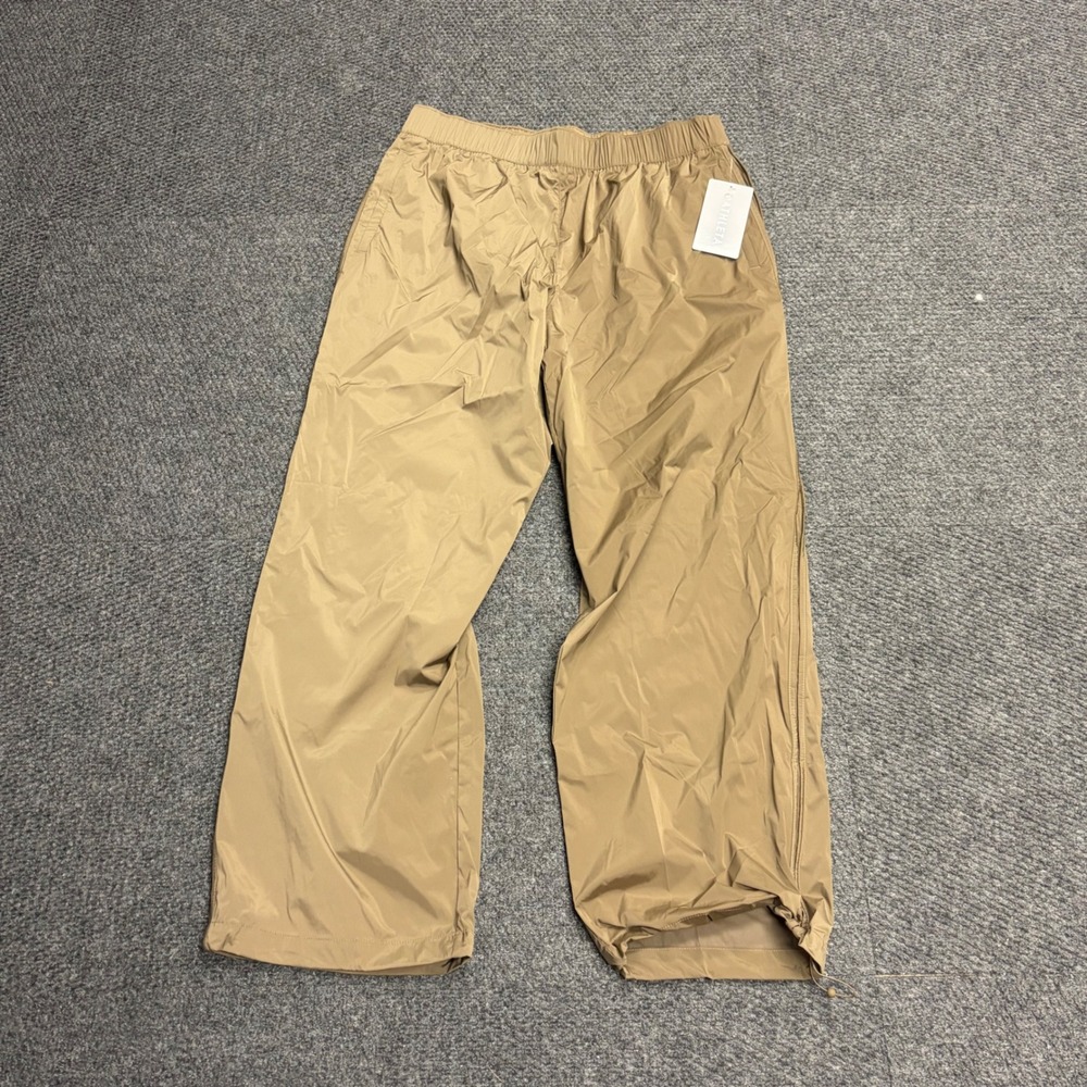 Athleta Rise Pant Tan Water Repellent Recycled Activewear 472261-03 Large NWT